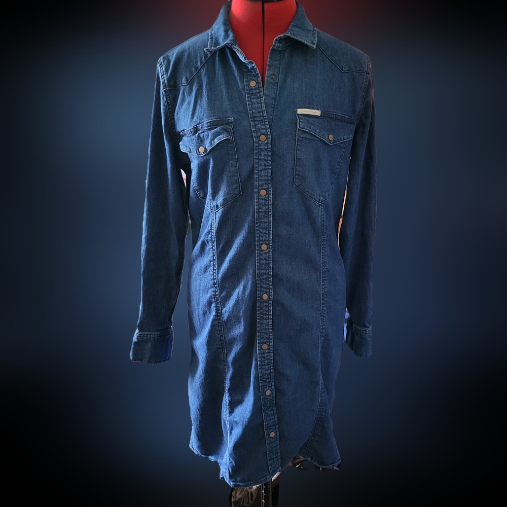Calvin Klein Jeans Indigo Denim Dress